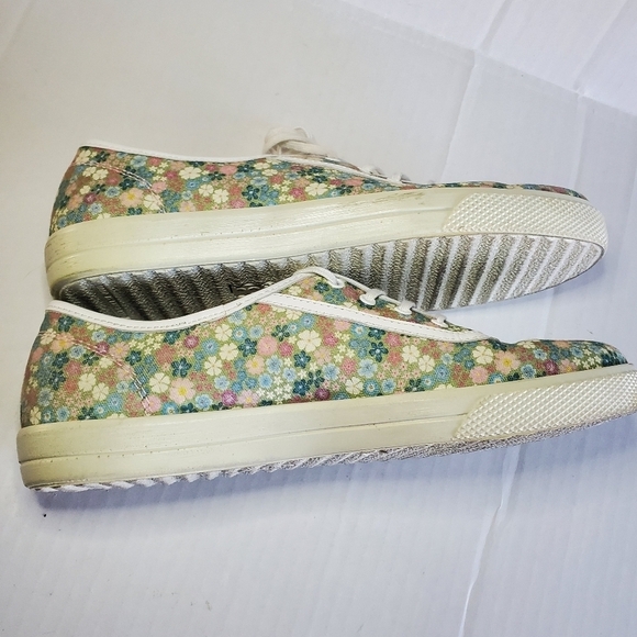 Hotter Comfort Concept Mabel Floral Low Sneaker Blue Tan Floral Shoe Size US 8.5 - Picture 8 of 10